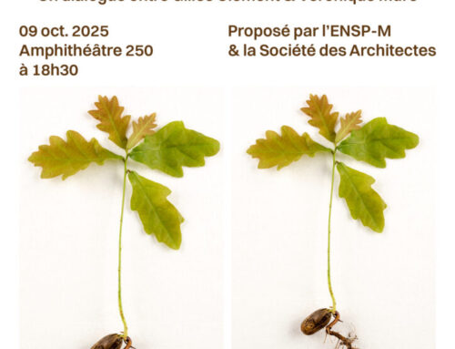 Conférence • « Quel paysage sommes-nous en train de fabriquer ? Le partage de la signature »  • 09 octobre 2025 • 18h30 • Amphi 250