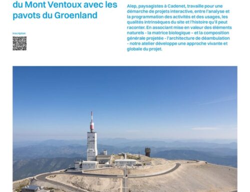 Conférence • Philippe Deliau « Le voyage d’ALEP, du Jardin d’acclimatation avec F.O Ghery au sommet du Mont Ventoux avec les pavots du Groenland » • 13 novembre 2025 •18h30 • Amphi 250